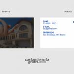 Modelo de cartão de visita para Corretor de Imóveis